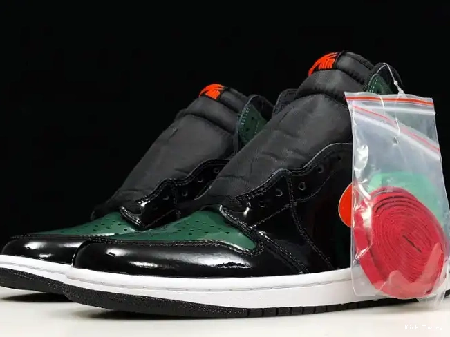 Kick Theory 1 High OG Black Team Orange-Fir x Jordan SoleFly Air Retro AV3905-038 0501